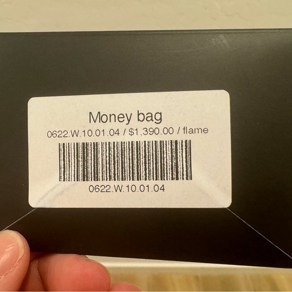 Marcell Von Berlin Flame Colored Money Bag Purse - Picture 2 of 11